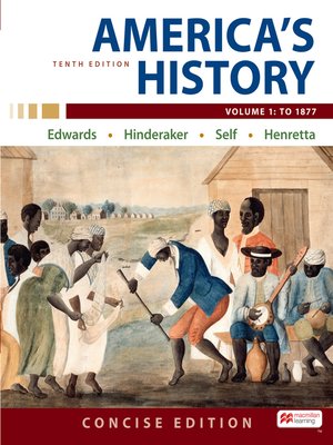 cover image of America's History, Volume 1
